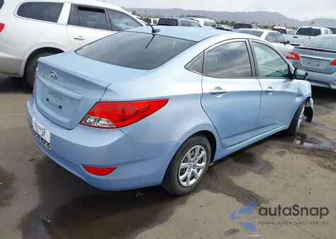2013 Hyundai Accent Gls from USA, damaged, VIN KMHCT4AE9DU329845
